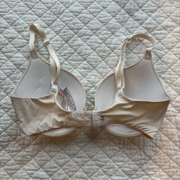 VICTORIA'S SECRET Perfect Shape Push up Bra Cream Sz 32DD F70 Intimates Lingerie - Picture 2 of 10